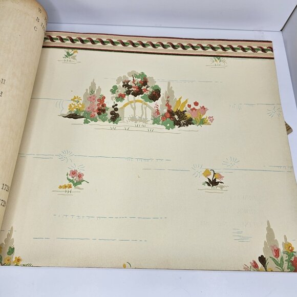 1935 Charm Wall Paper Sample Book Wallpaper Salesman Oversized Large Seattle USA - Picture 10 of 16